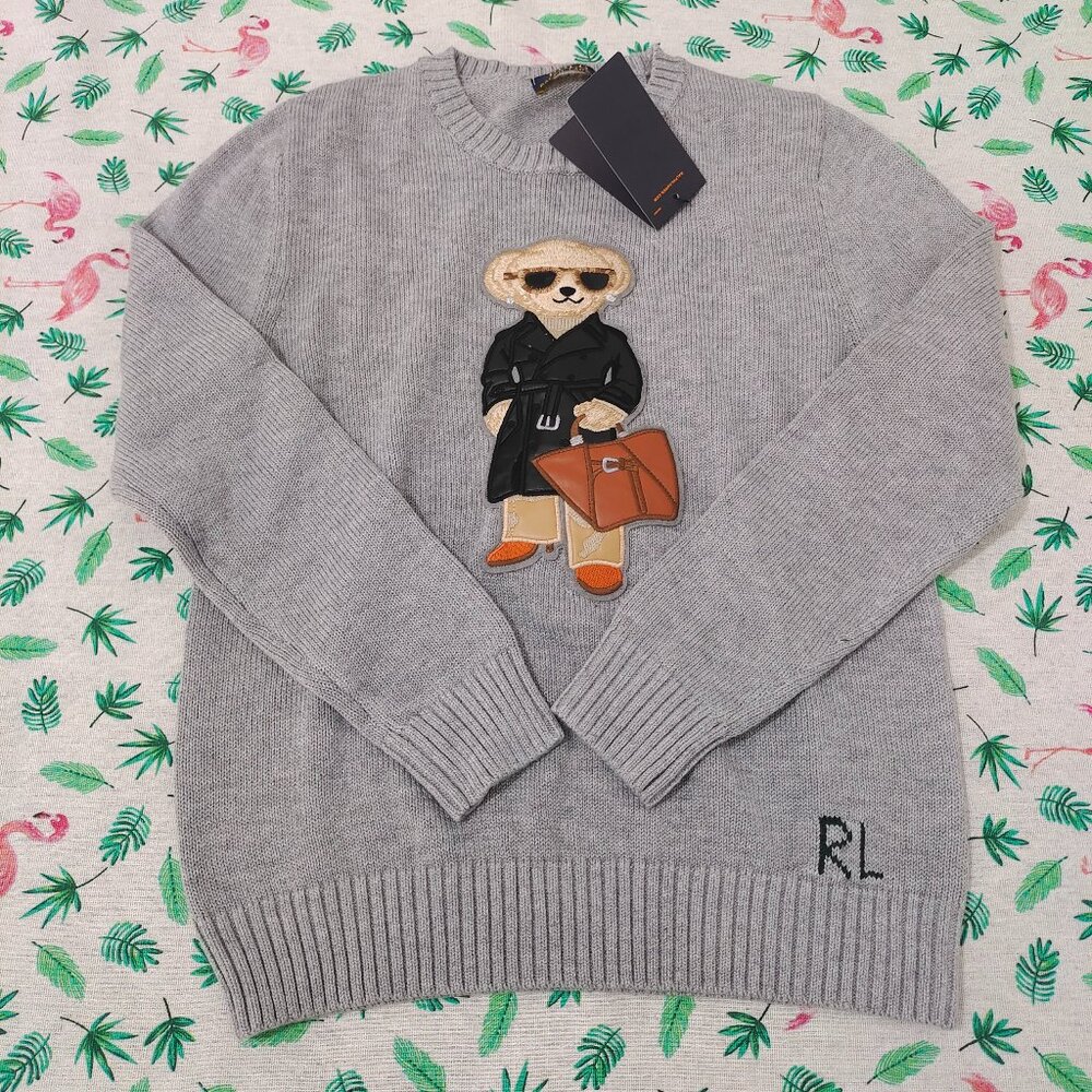 Polo Ralph Lauren Collector's Bear Wool Crewneck